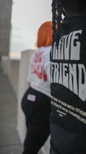Load image into Gallery viewer, Oversized Crop Box "No Friends" T Shirt