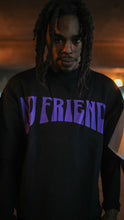 Load image into Gallery viewer, Oversized Crop Box "No Friends" T Shirt