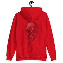 Load image into Gallery viewer, Red Skullface Hoodie