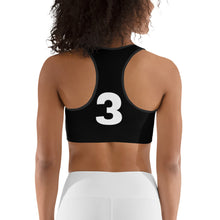 Load image into Gallery viewer, Black Sports bra