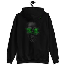 Load image into Gallery viewer, Green Skullface Hoodie
