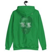 Load image into Gallery viewer, White Skullface Hoodie
