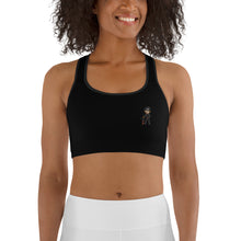 Load image into Gallery viewer, Black Sports bra
